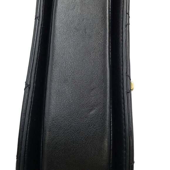 Chanel Chain Shoulder Bag with Coco Mark and Matelasse Lambskin, AS2484, Black - Picture 7 of 16